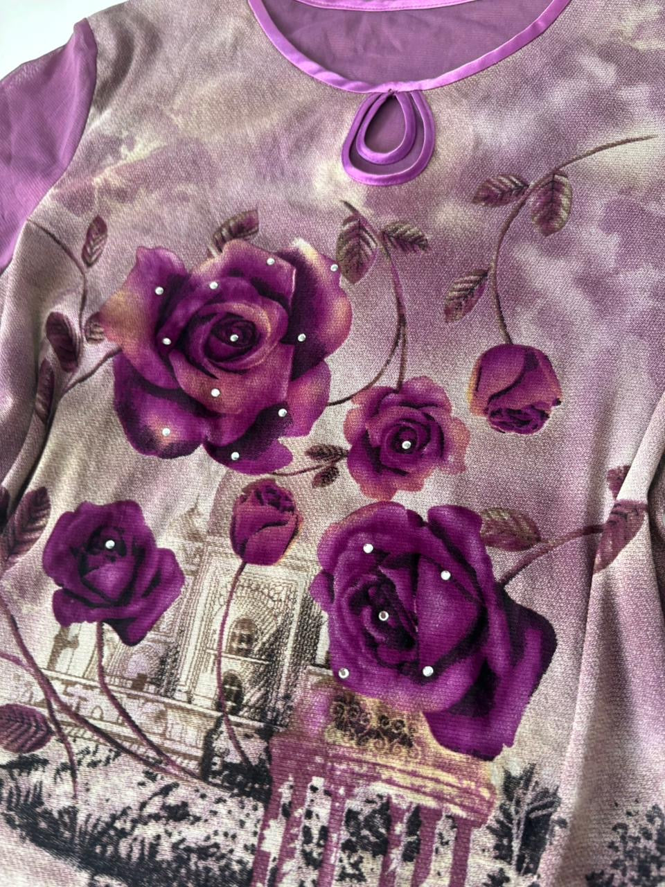 Rose violet top(40-44 inch)