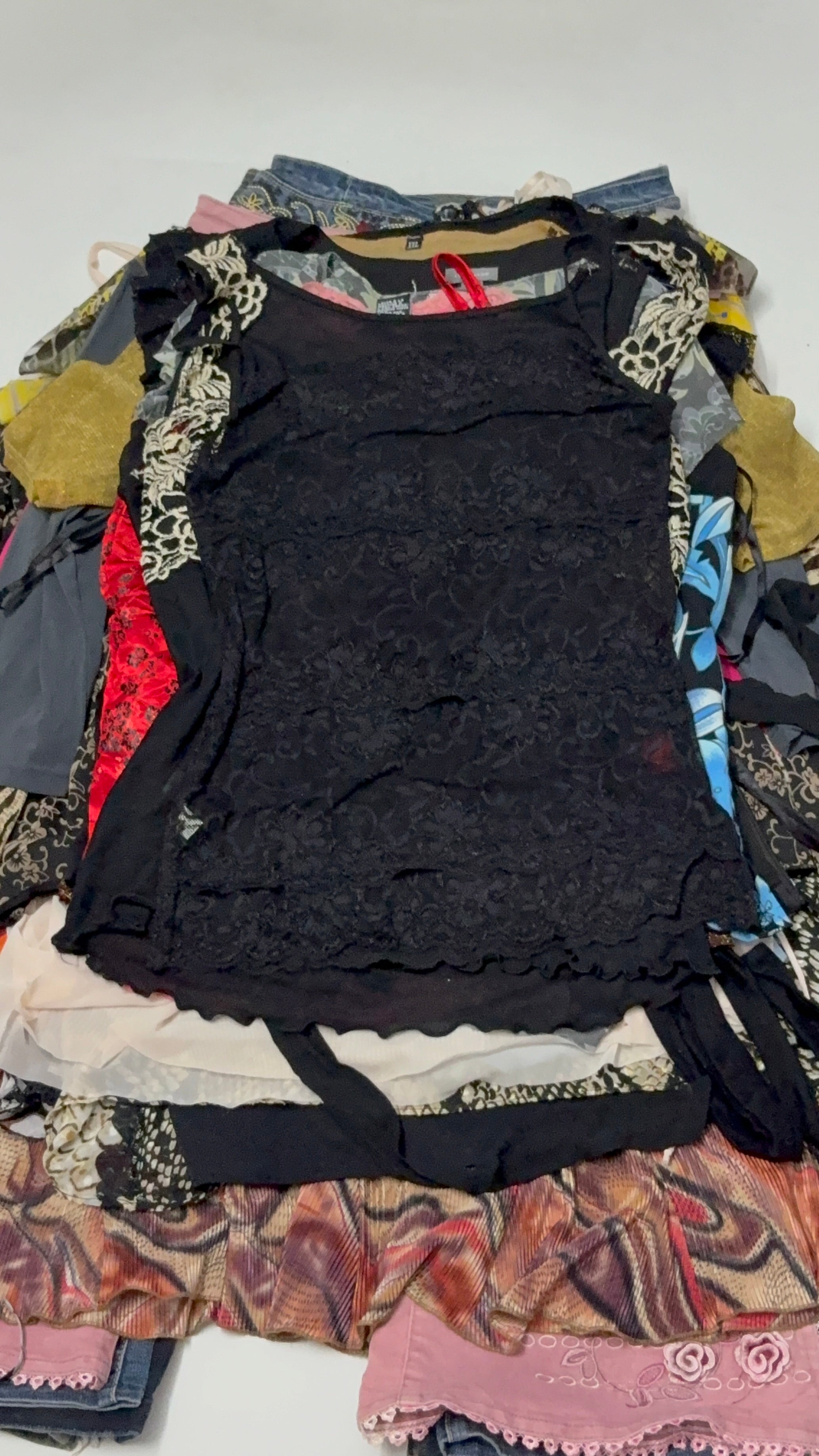 Black lace cami top(34inch)