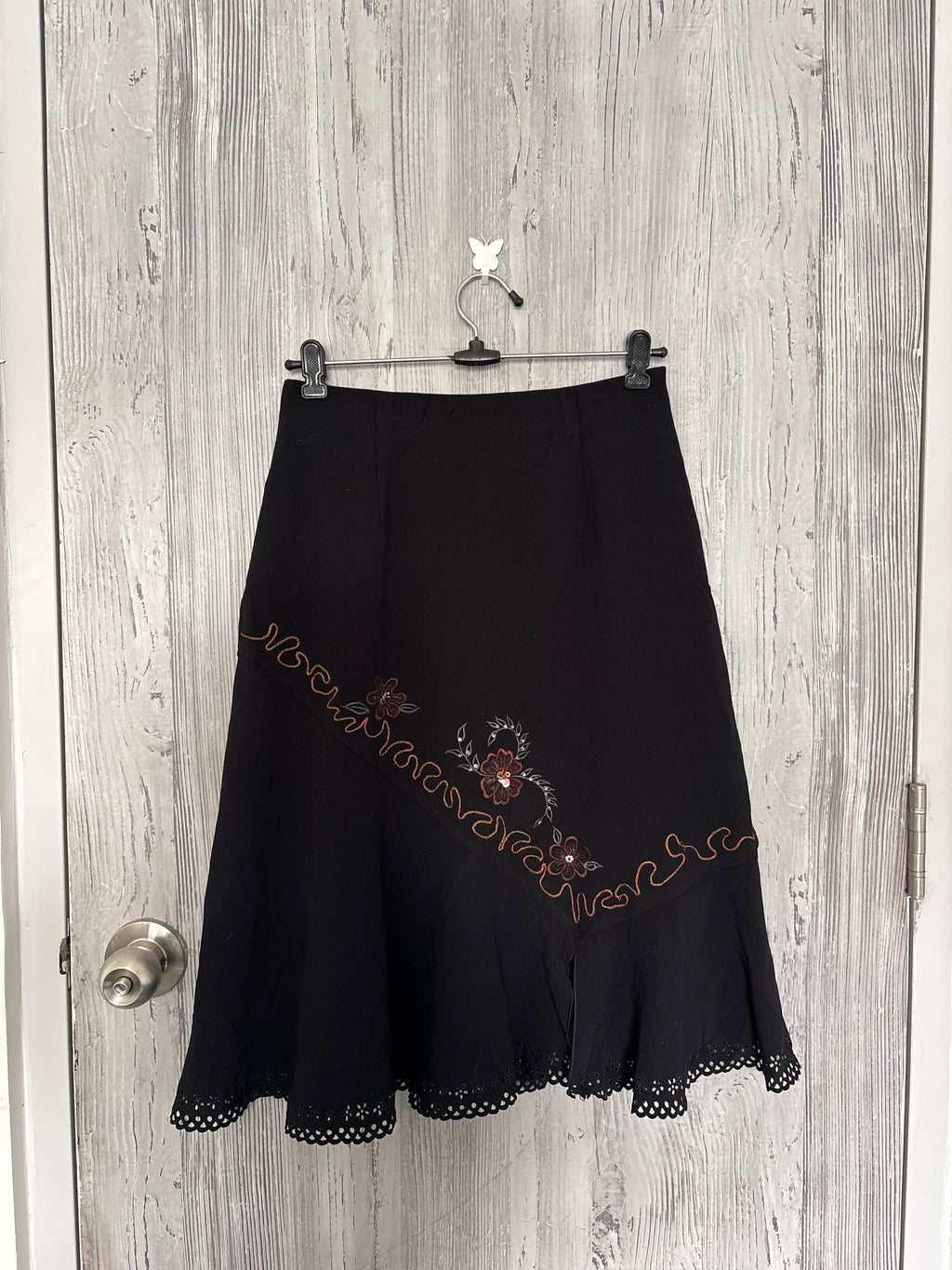AQUASKIN floral black skirt(26 inch)