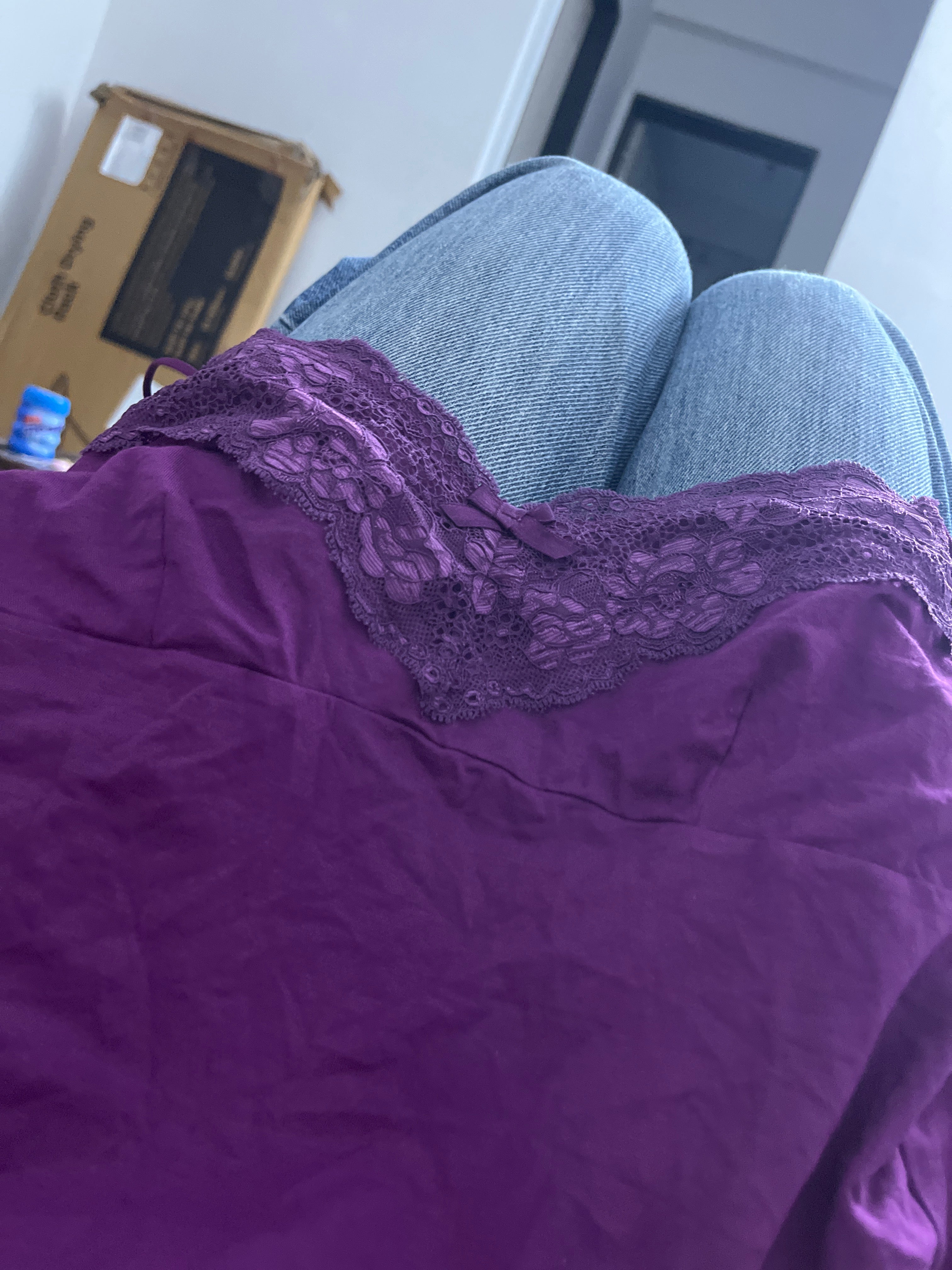 Jigsaw purple cami top (28inch)