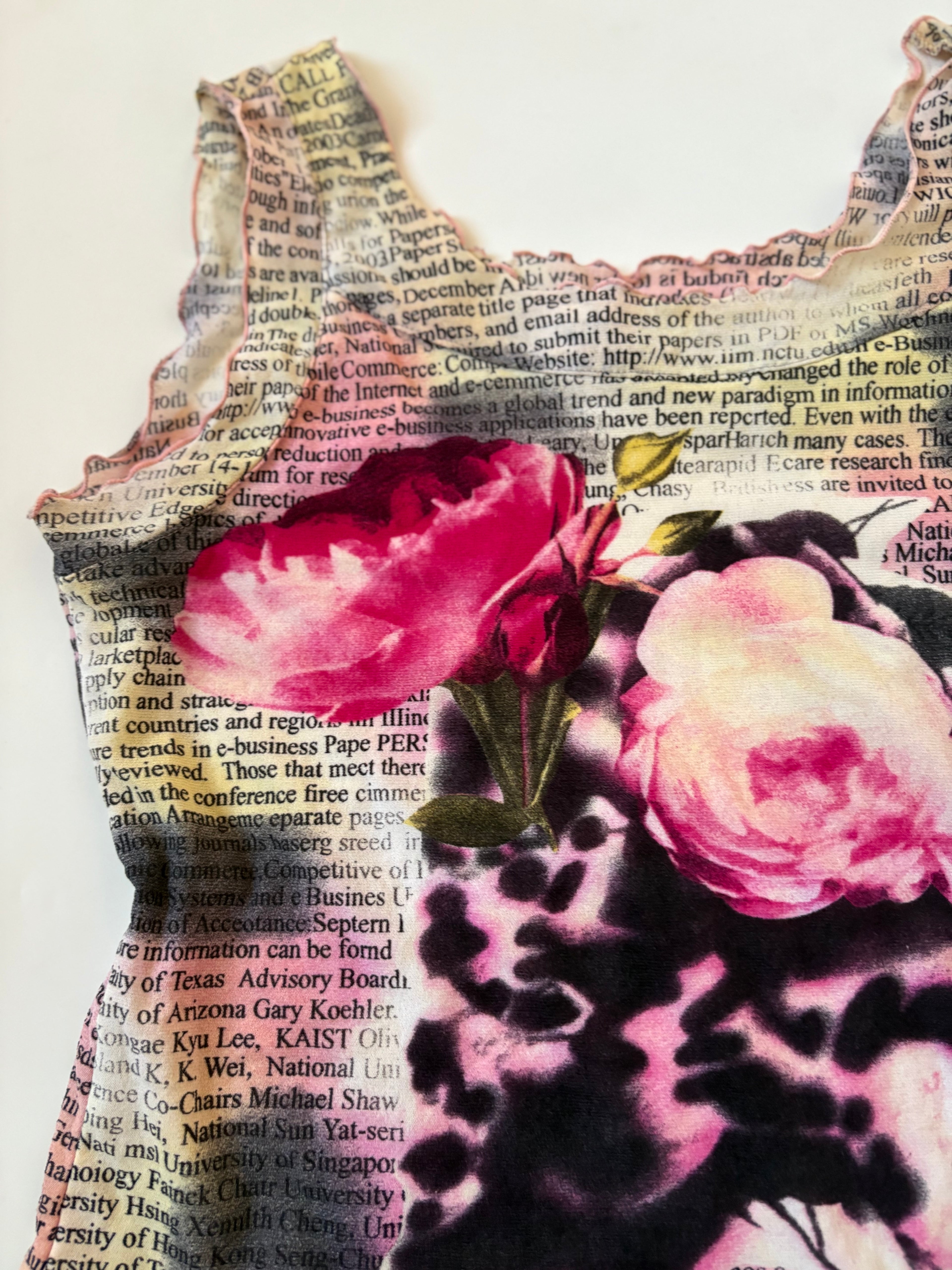 news paper printed top (36-38inch)