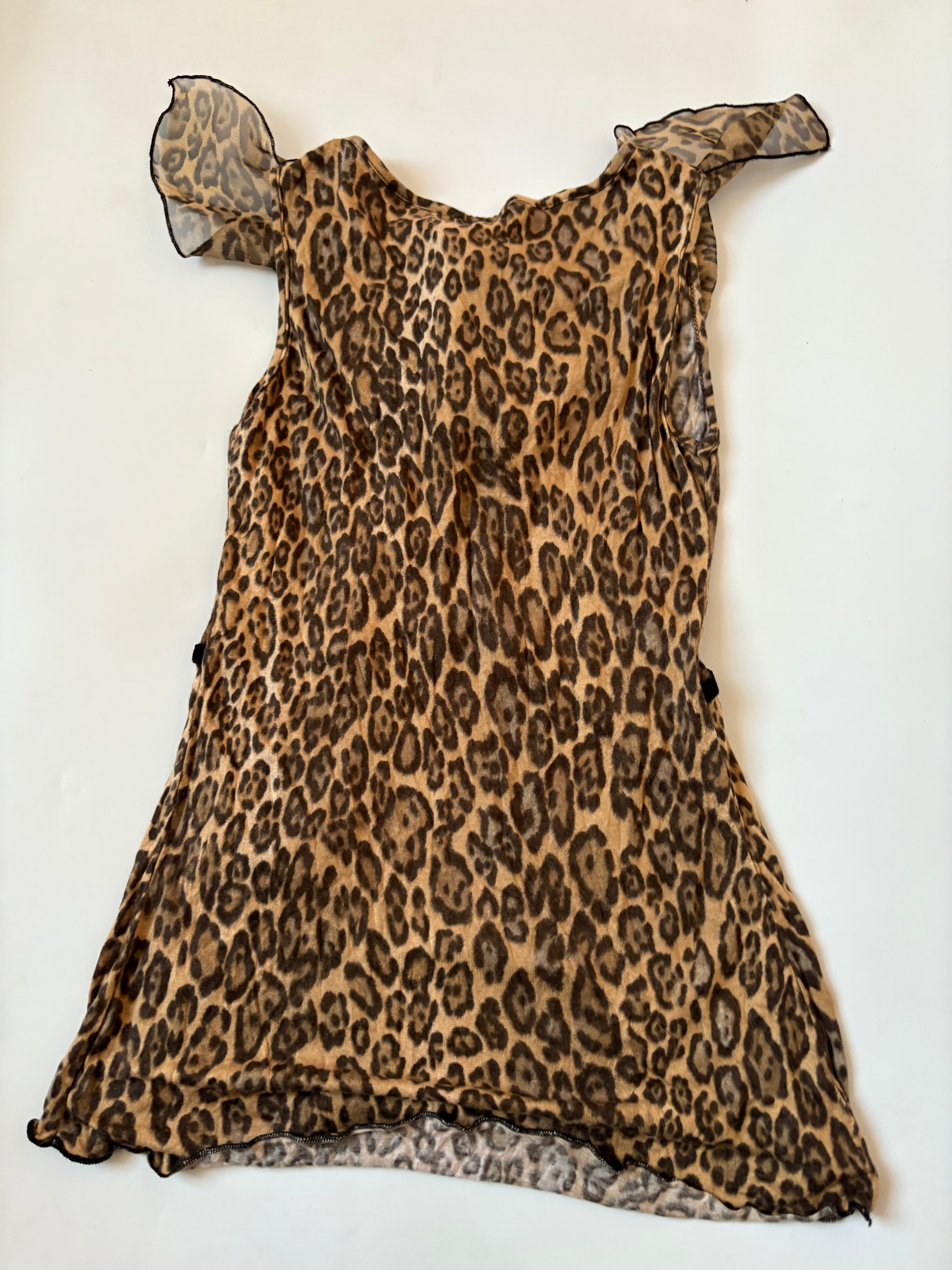 cheetah print top (28-32inch)