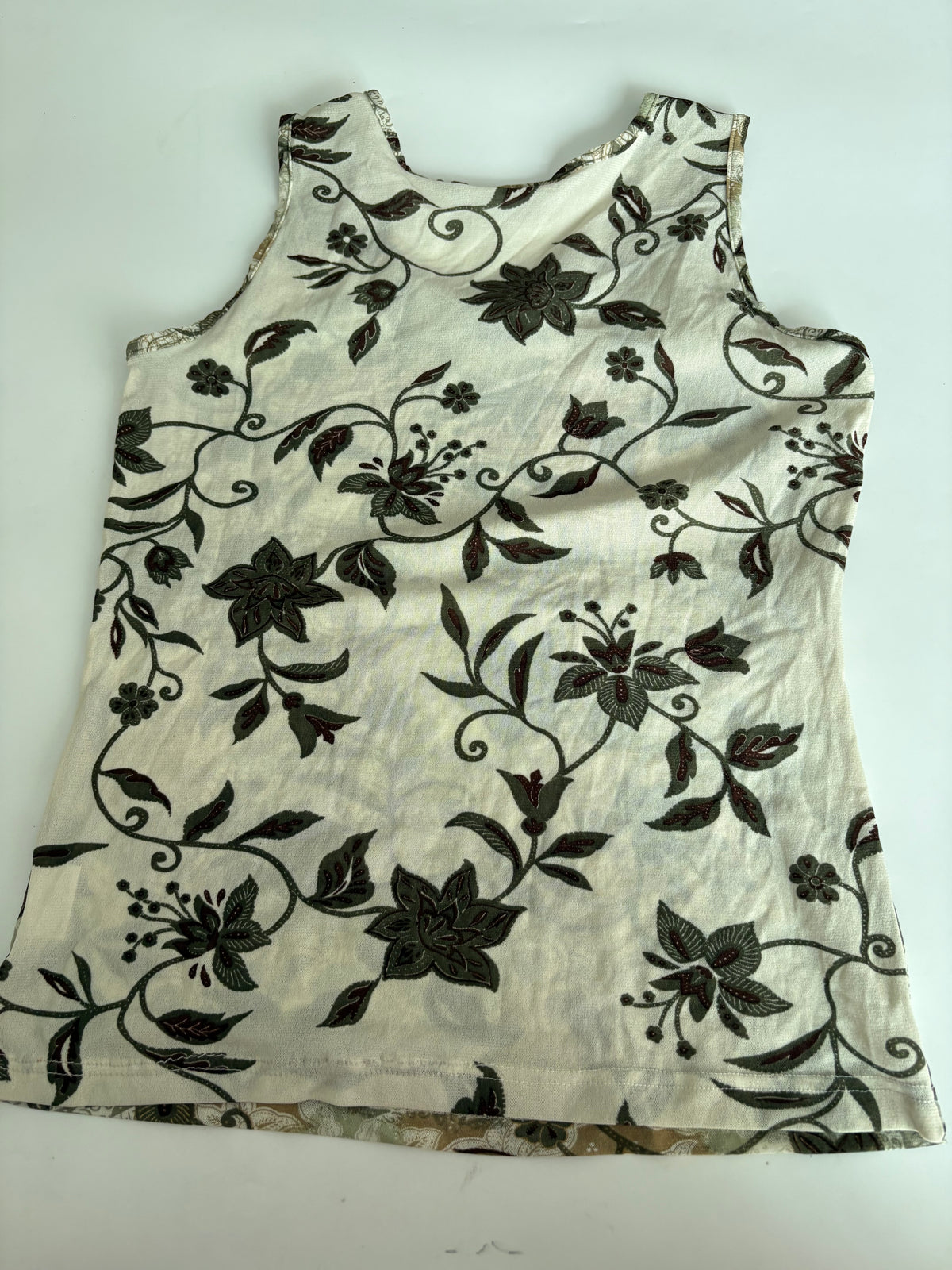 Canda floral green top(38-40 inch)