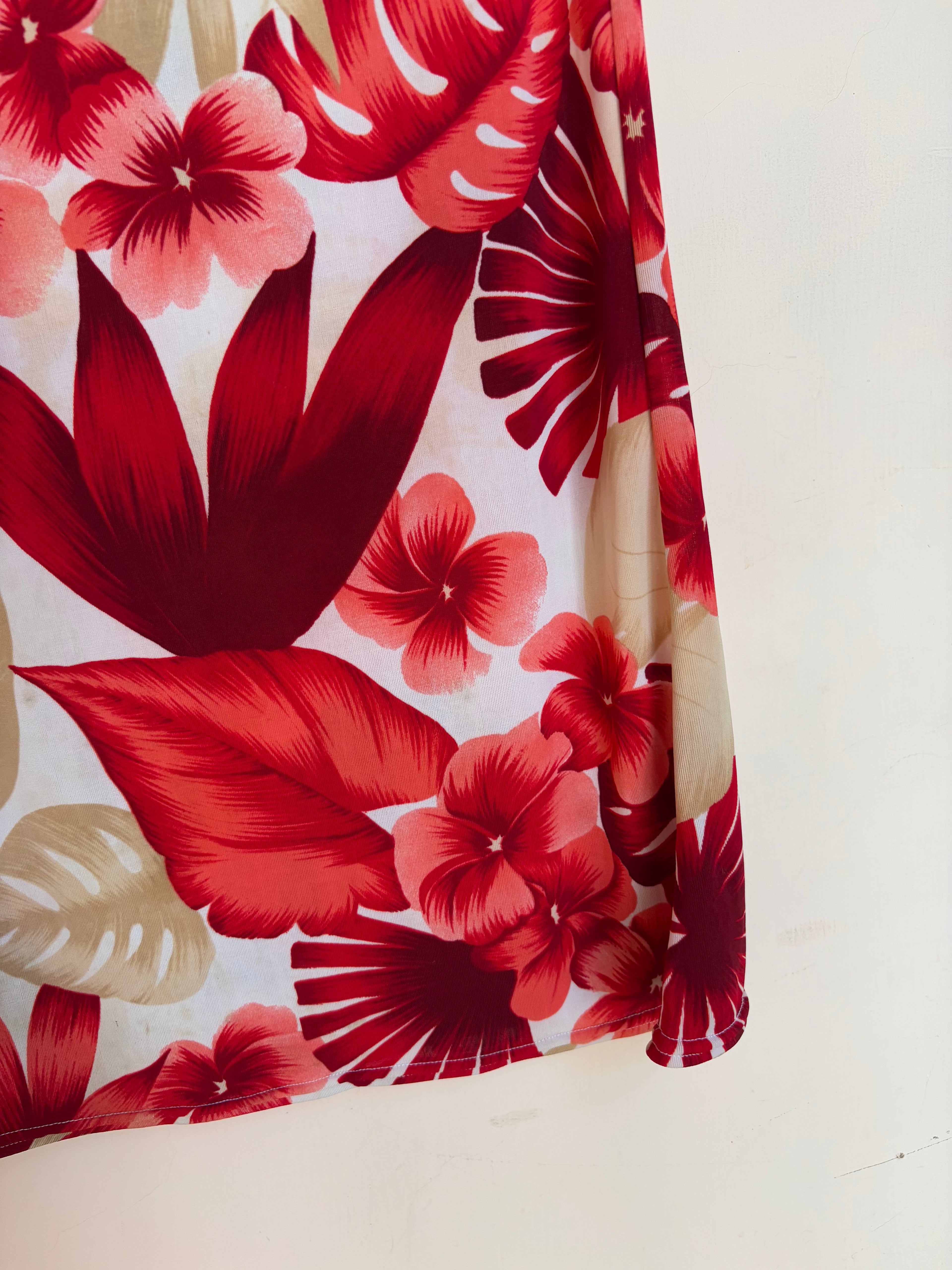 Midi floral skirt(24-28 inch)