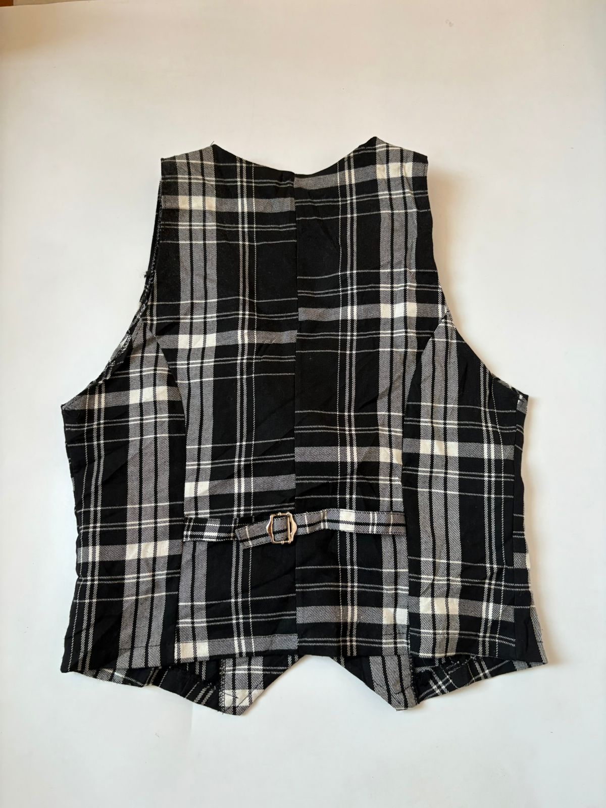 checkered vest (36-38inch)