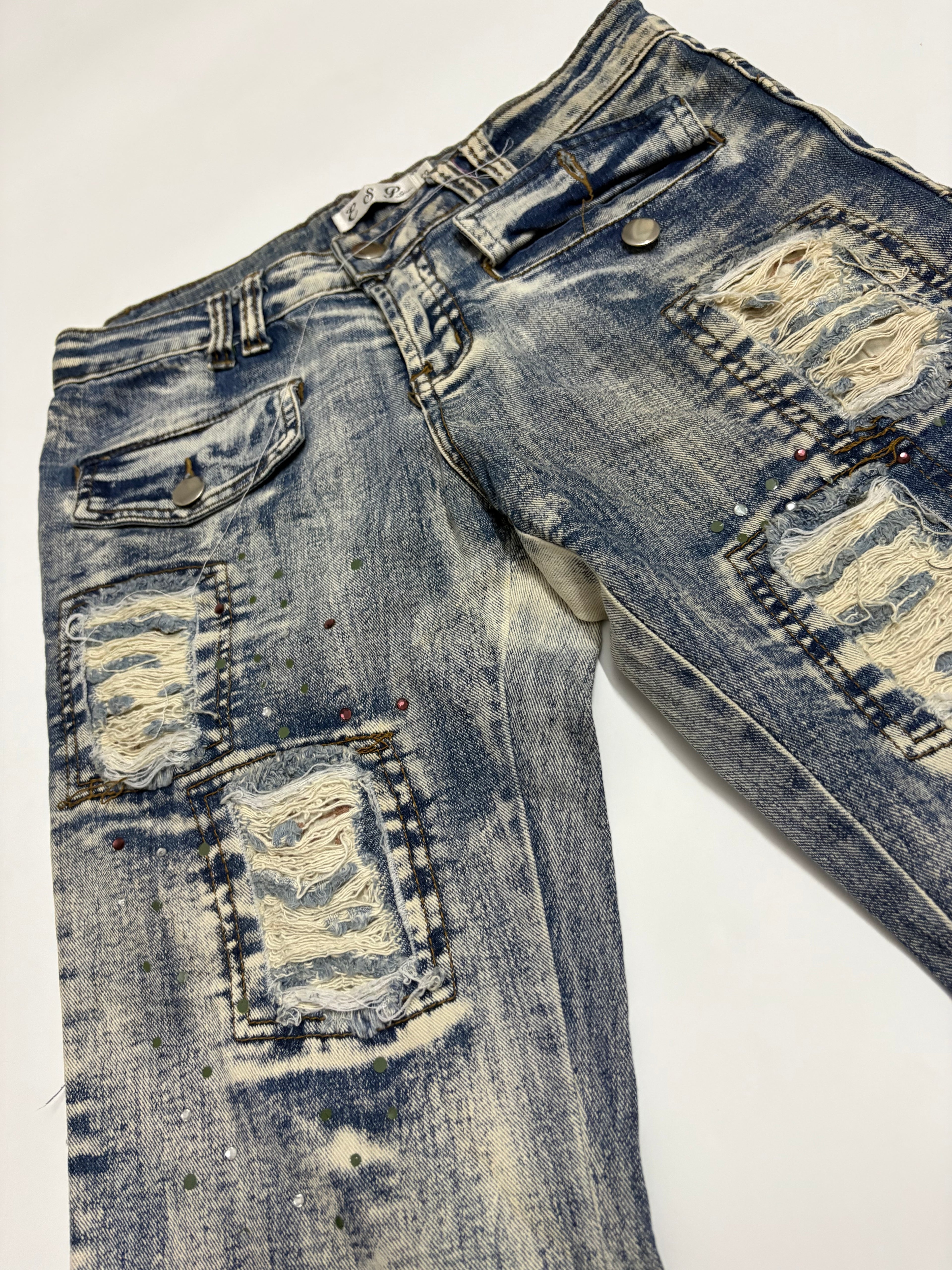 ESP ribbed flared jeans (28inch)
