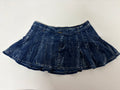 yes miss corduroy blue skirt (32inch)