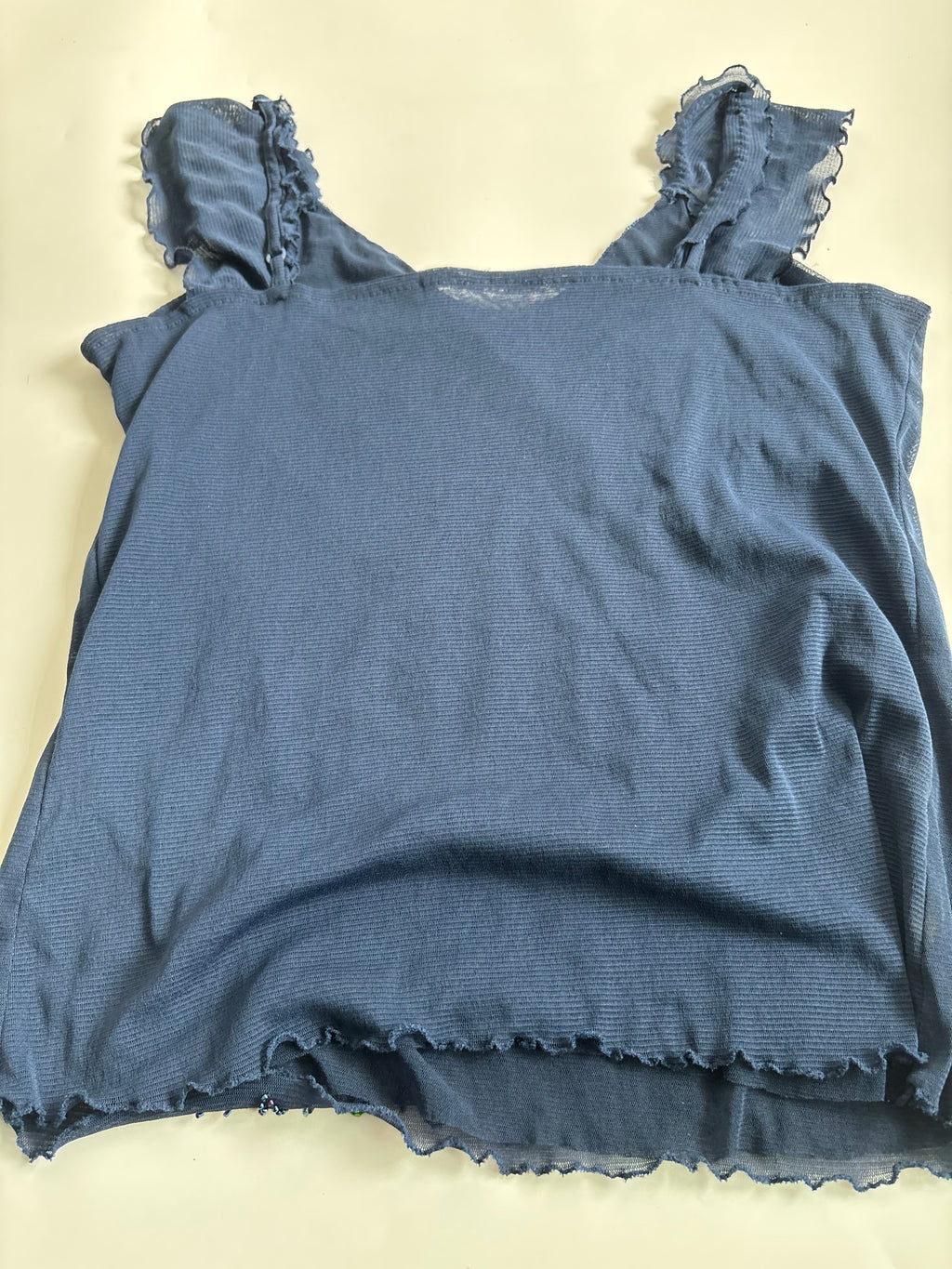 Navy blue beaded top(40-42 inch)