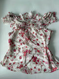 Off shoulder floral top(