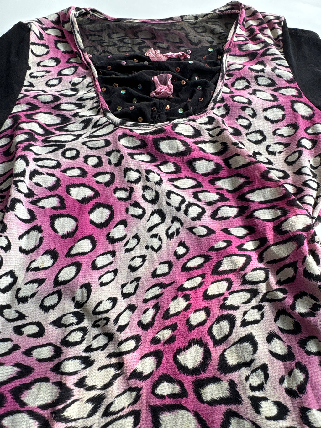 pink leopard top (max 40inch)