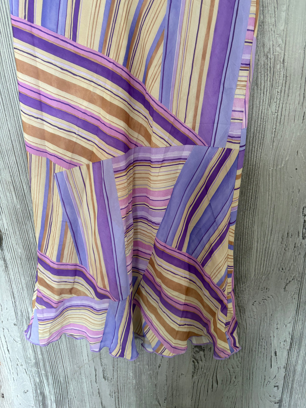 MACHIN CHOSE stripped colourful skirt(28-30 inch)