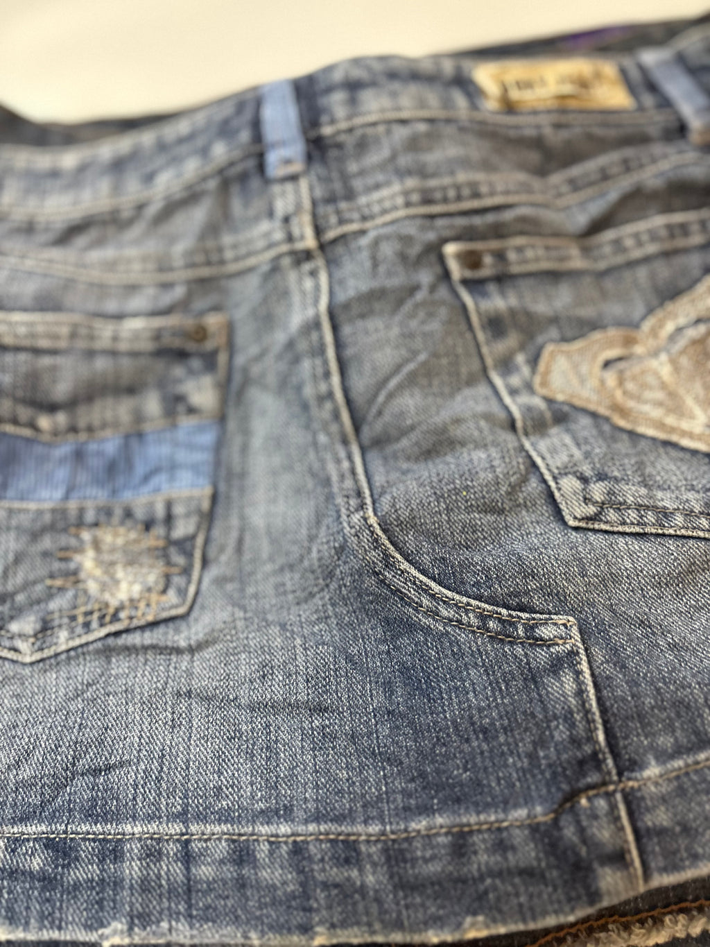 Roxy jean skirt(30 inch)