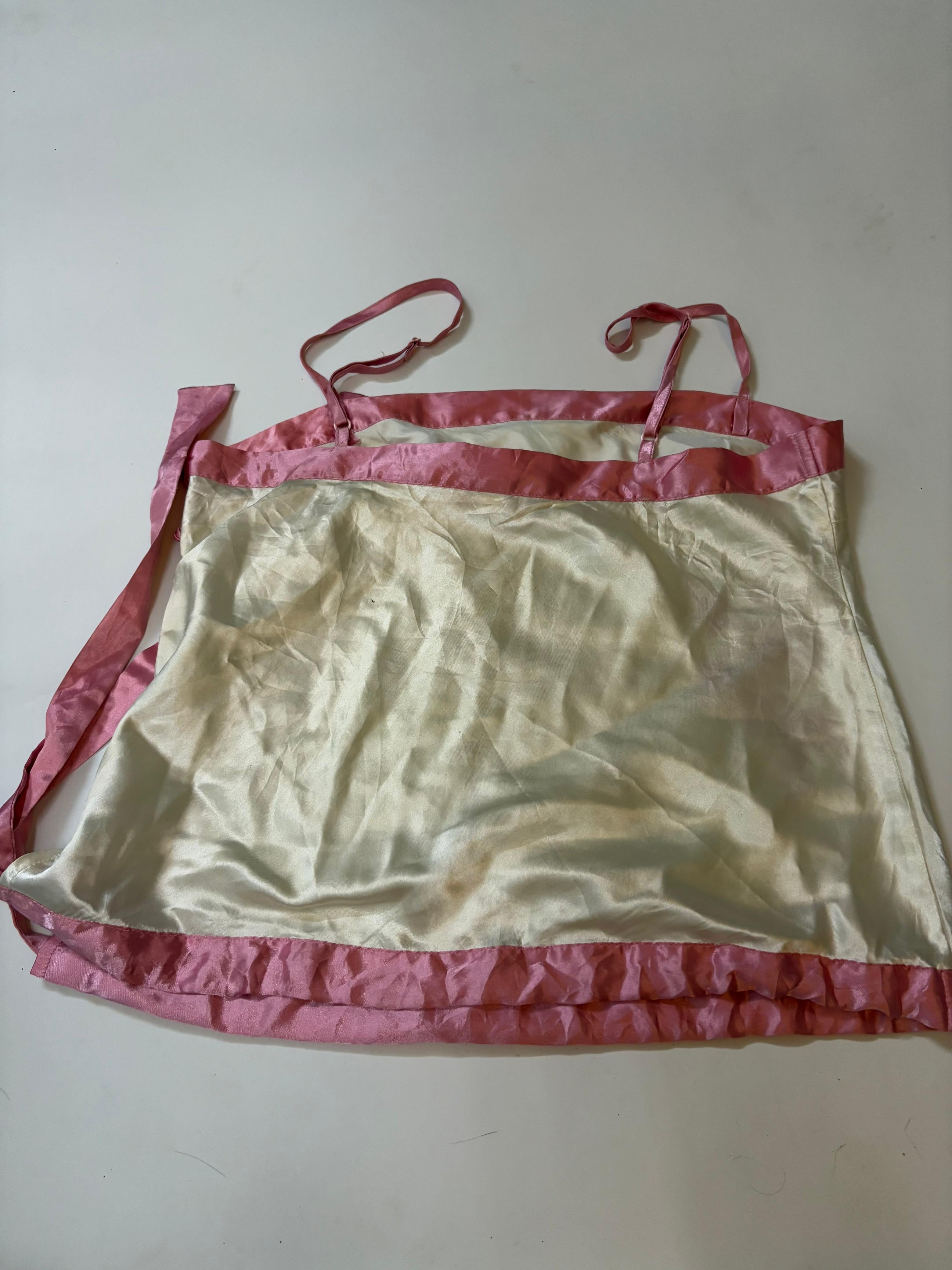 Jennyfer pink white top(34-36 inch)