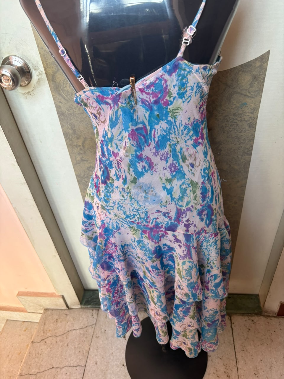 ruffle foral dress(38 inch)