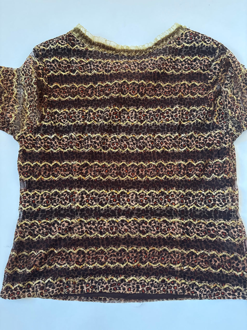 Stripped net styled top(36-40 inch)