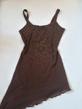 Brown beaded top(34-36 inch)