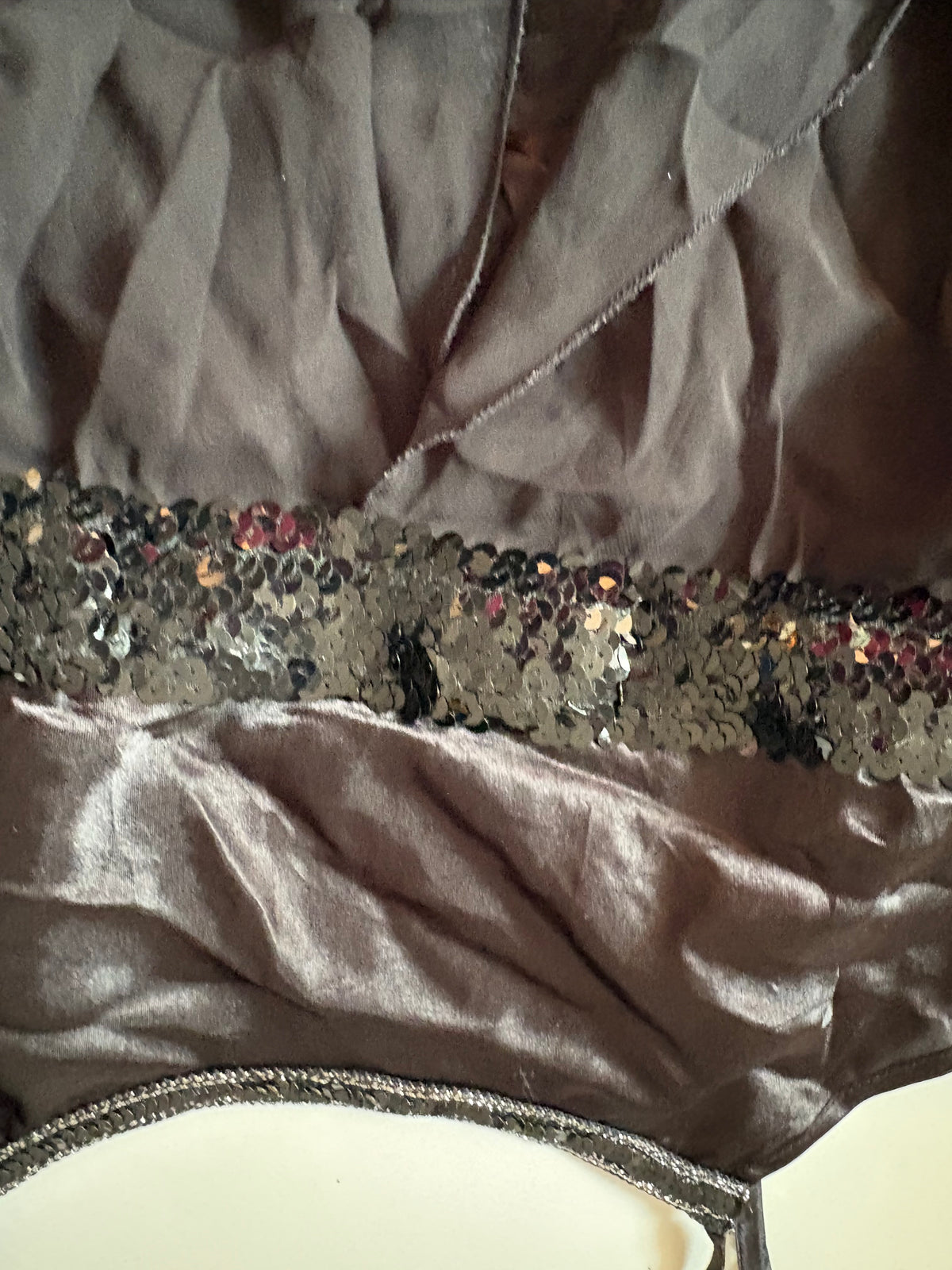 black sequin top ( 32-34inch)
