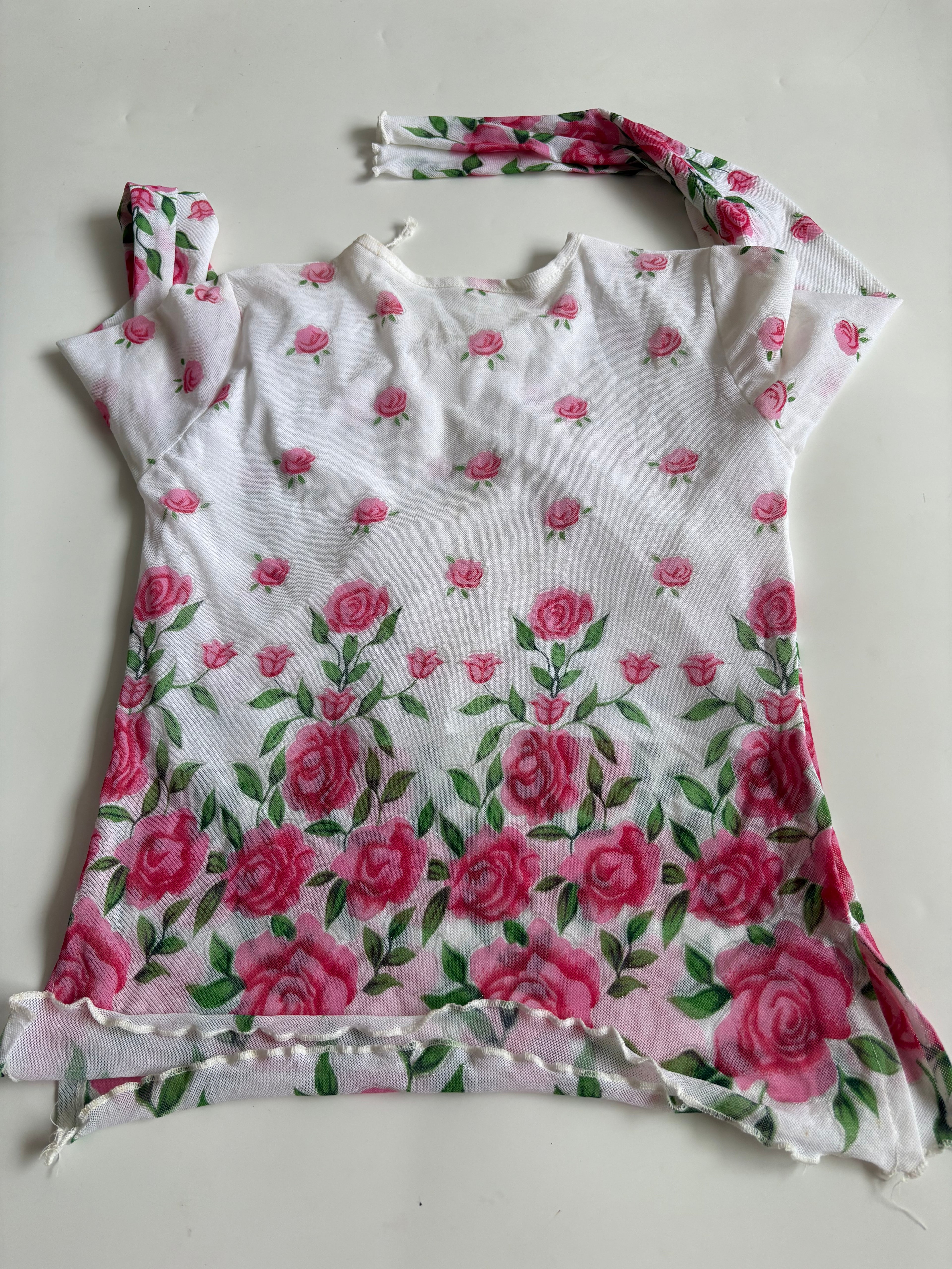 garden of roses mesh top (34-38inch)
