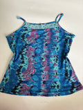 Tie dye blue cami top(34-38 inch)