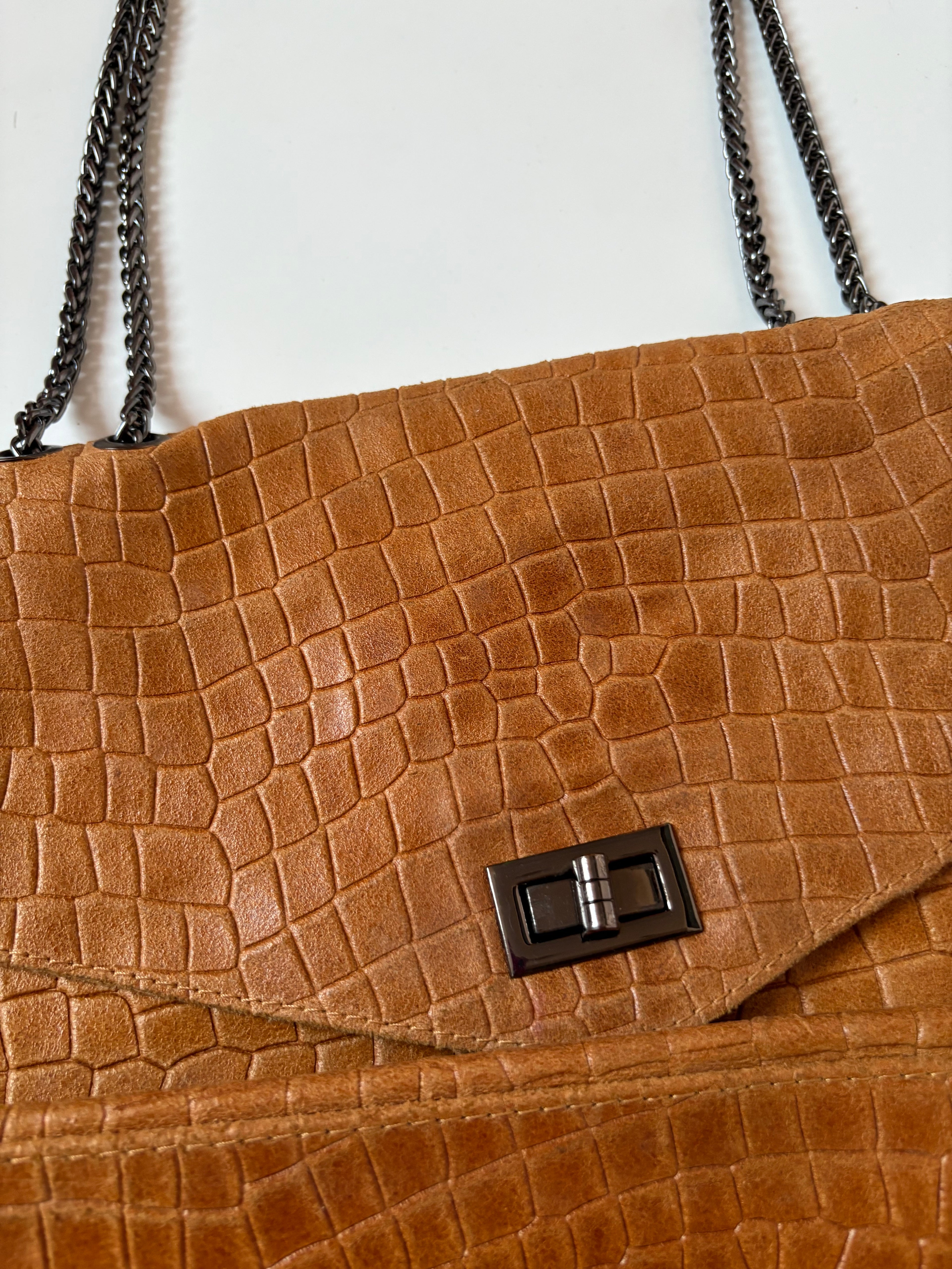 Genuine leather borse in Pelle