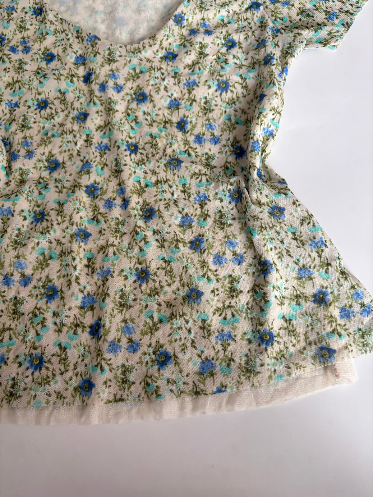 Floral beige top(36 inch)
