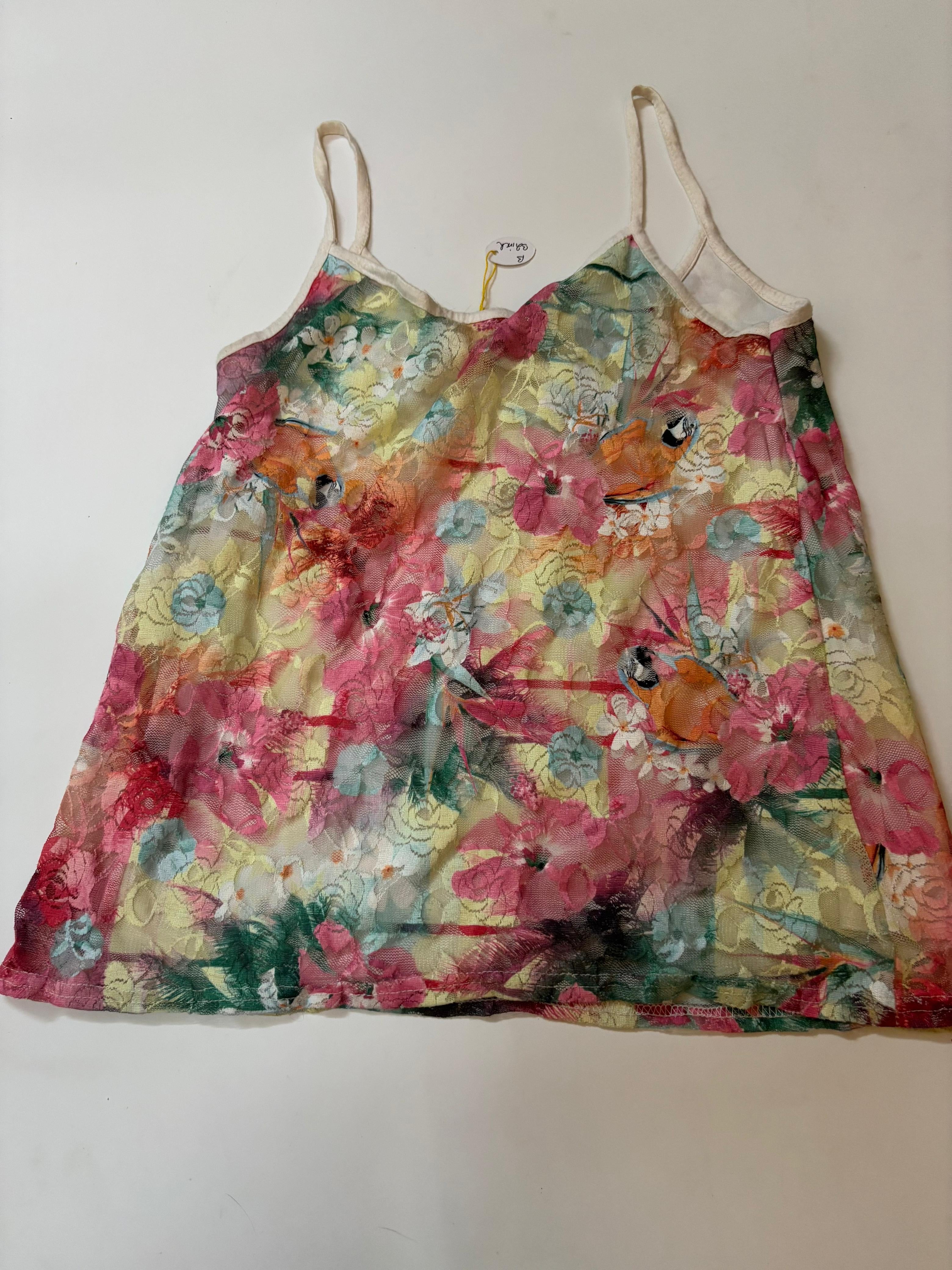 Quiz floral colourful net top(32-36 inch)