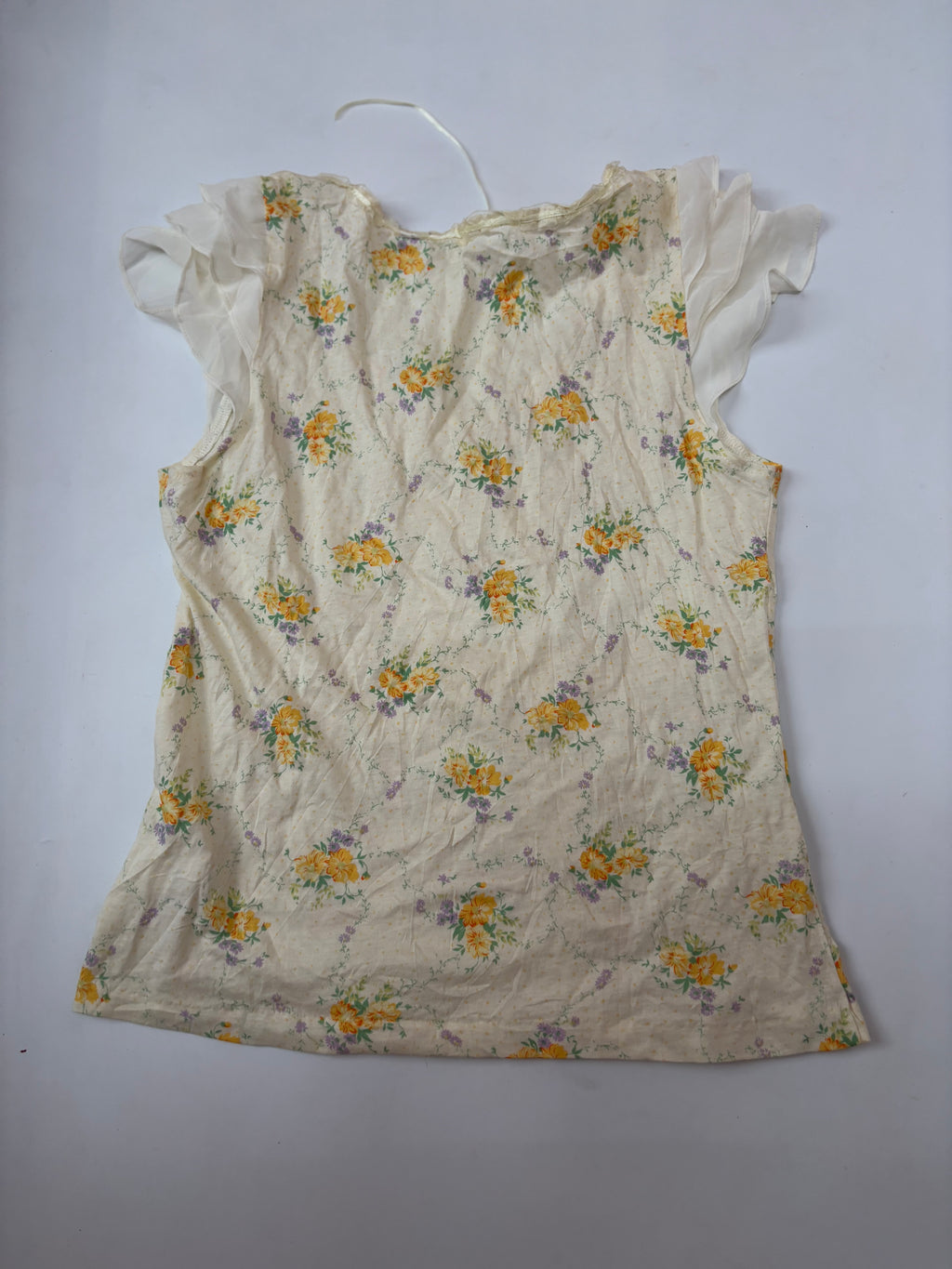 PS company yellow floral top(32-36inch)