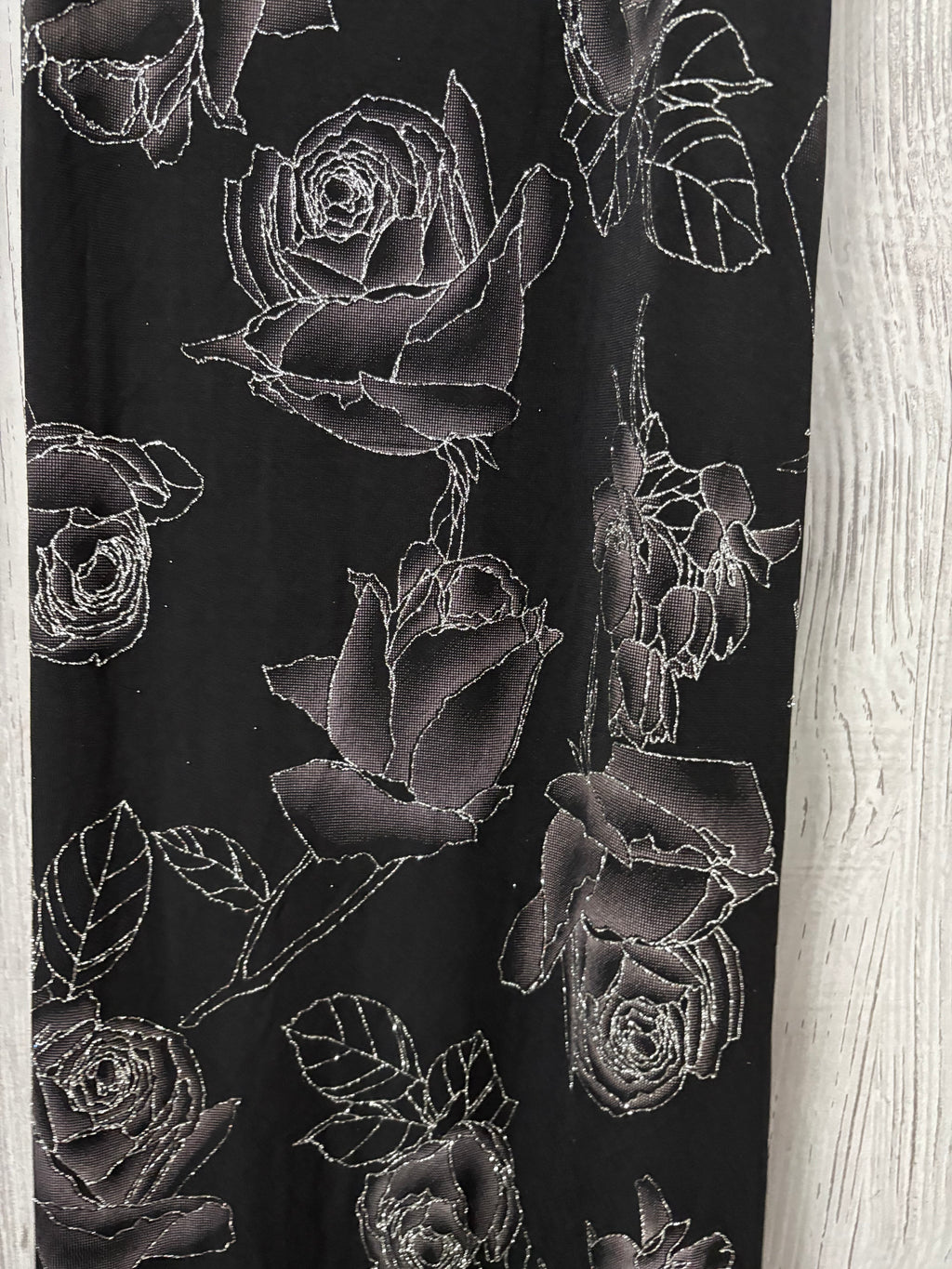 black rose sparkly dress (34-36inch)