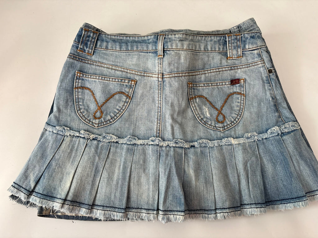 OASIS JEANS flared mini skirt(30 inch)