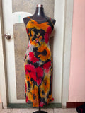 Beaded floral dreamy dress made in Italy(38-40 inch)