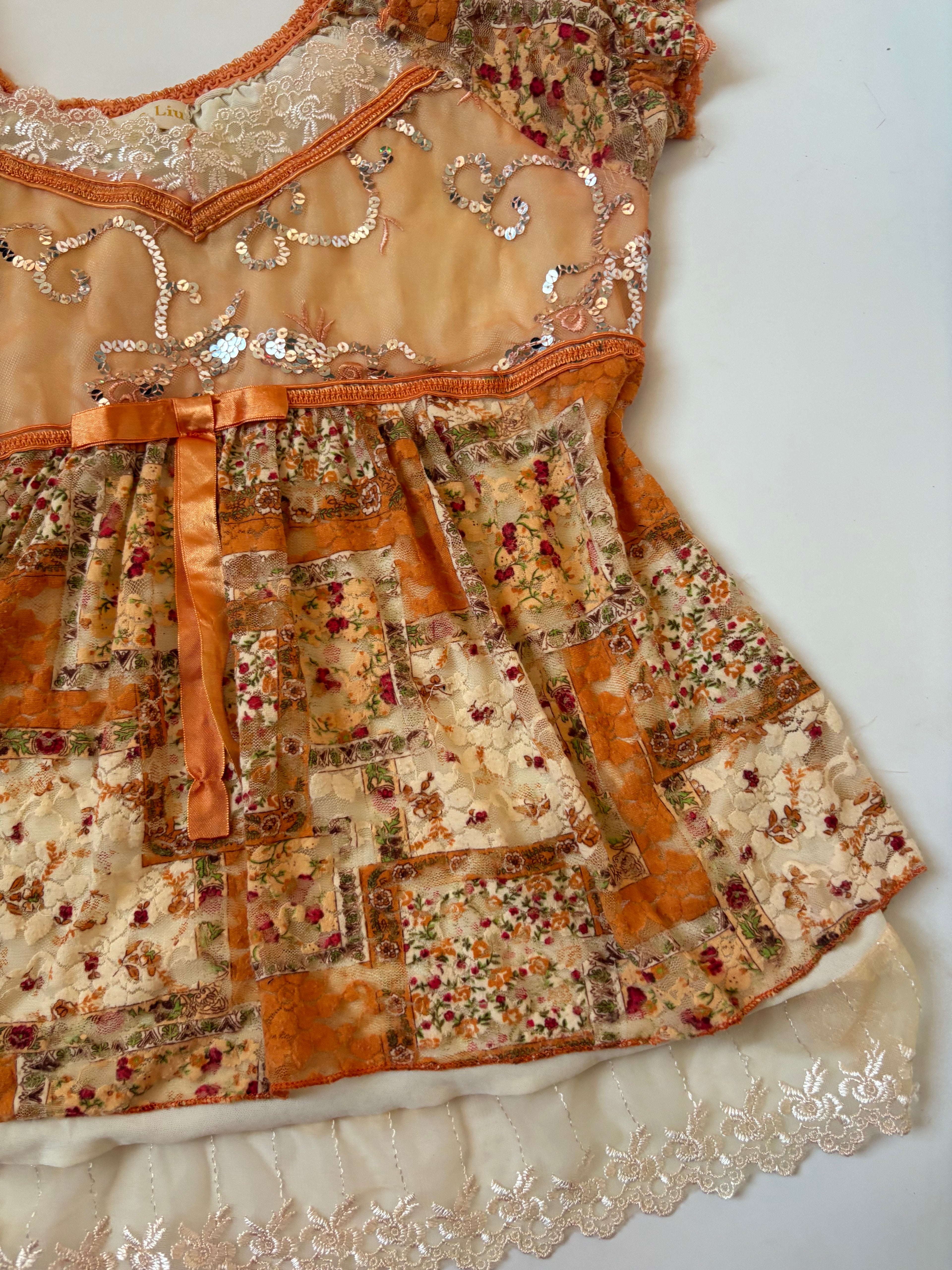 fairycore babydoll top ( 36-38inch)
