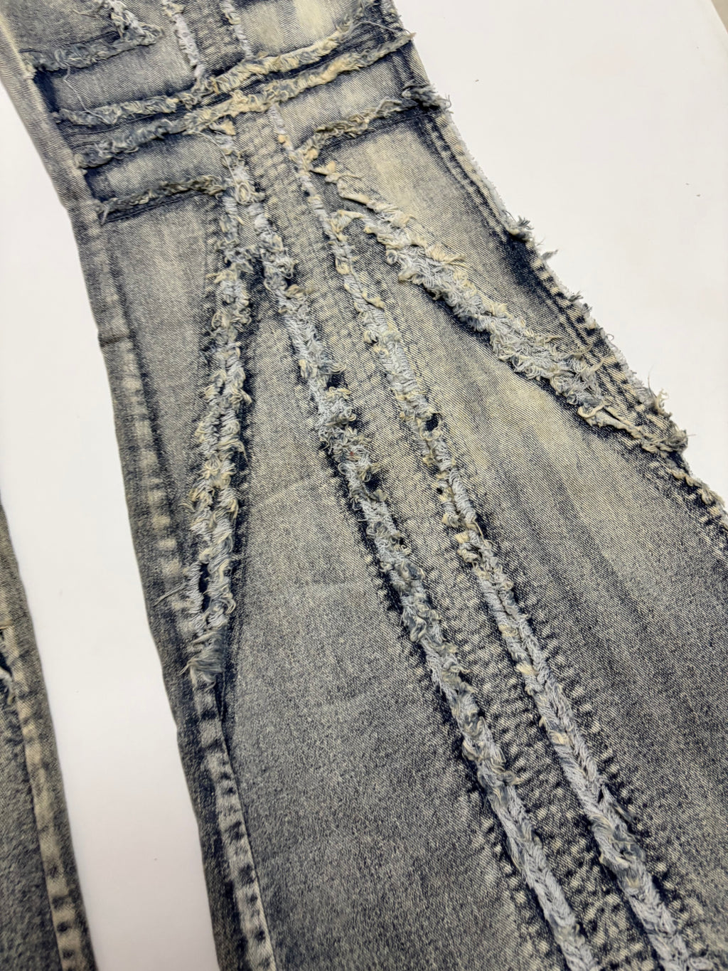 Britain light blue flared jeans (34inch)