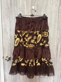 paisley brown skirt 30-32inch)