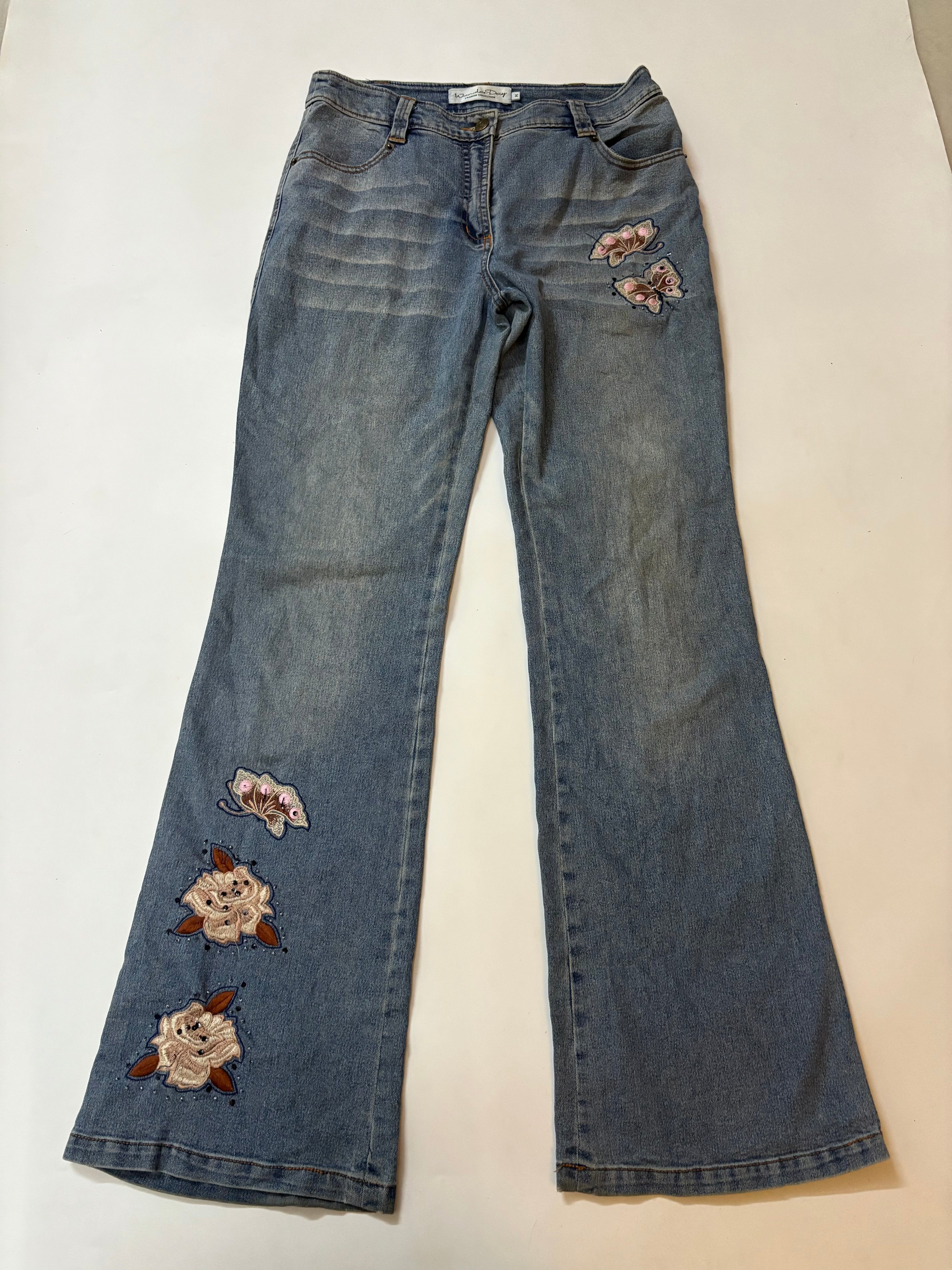 WANDER DAY mid rise jeans(32 inch)