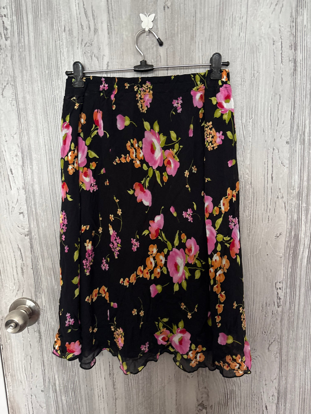 100% viscose mixed floral skirt (34-38inch)