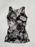 net rose black top(28-30 inch)