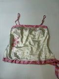 Jennyfer pink white top(34-36 inch)
