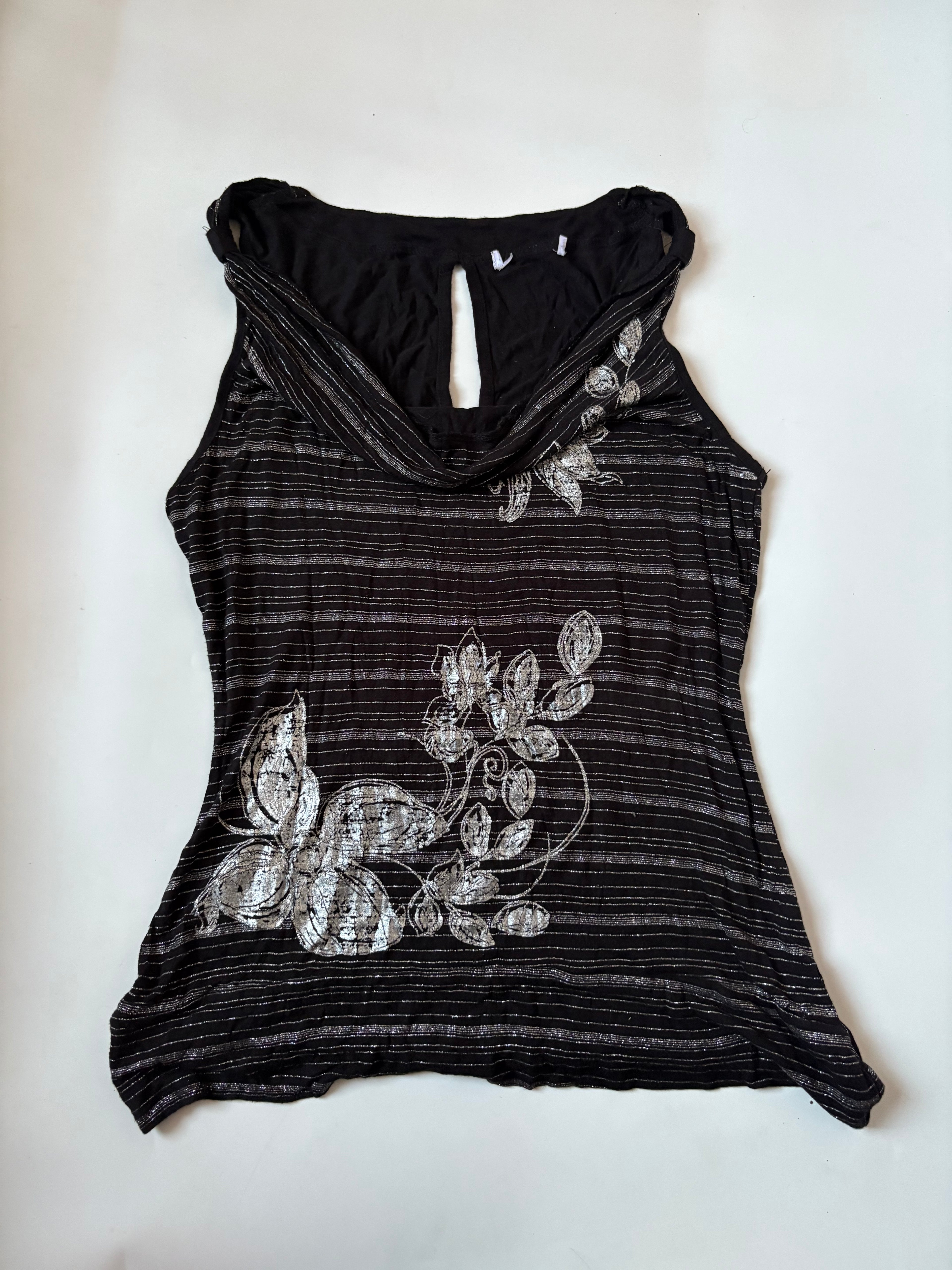 cowl neck shiny top ( 40-44inch)