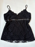 black lace cami top ( 40-44inch)