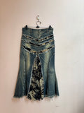 HUA DI ruffle midi skirt(28-30 inch)