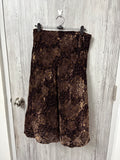 brown velvet skirt ( 34inch)