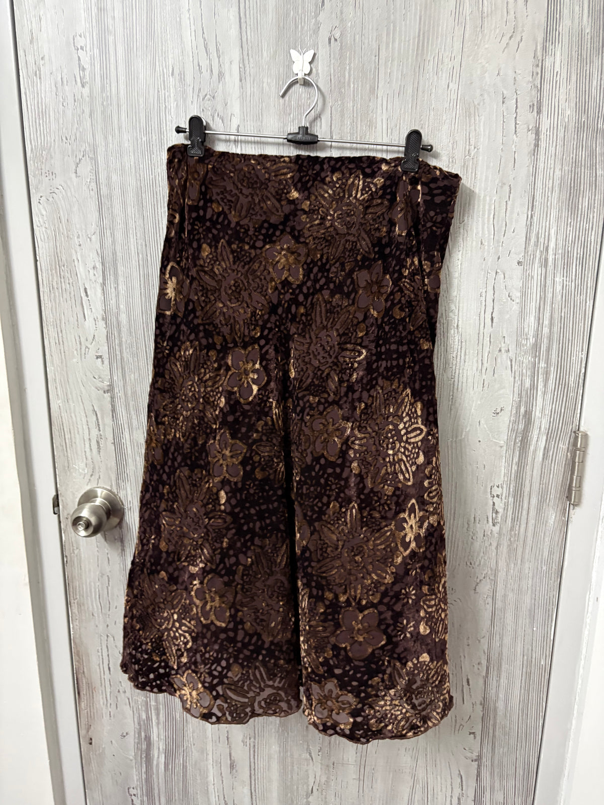 brown velvet skirt ( 34inch)