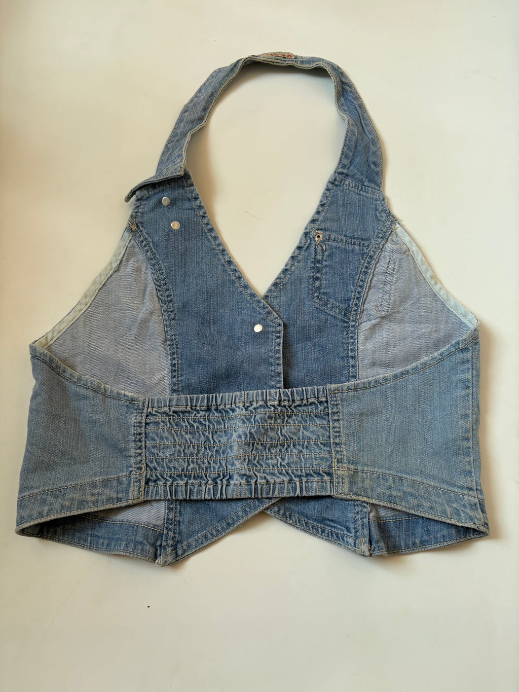 Beaded light blue vest(38 inch)