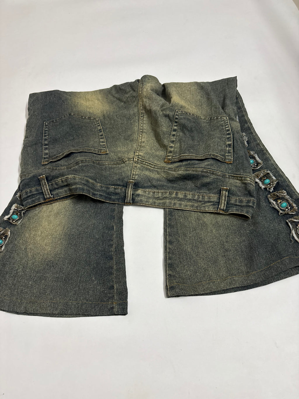 H&L beaded high rise jeans(40 inch)