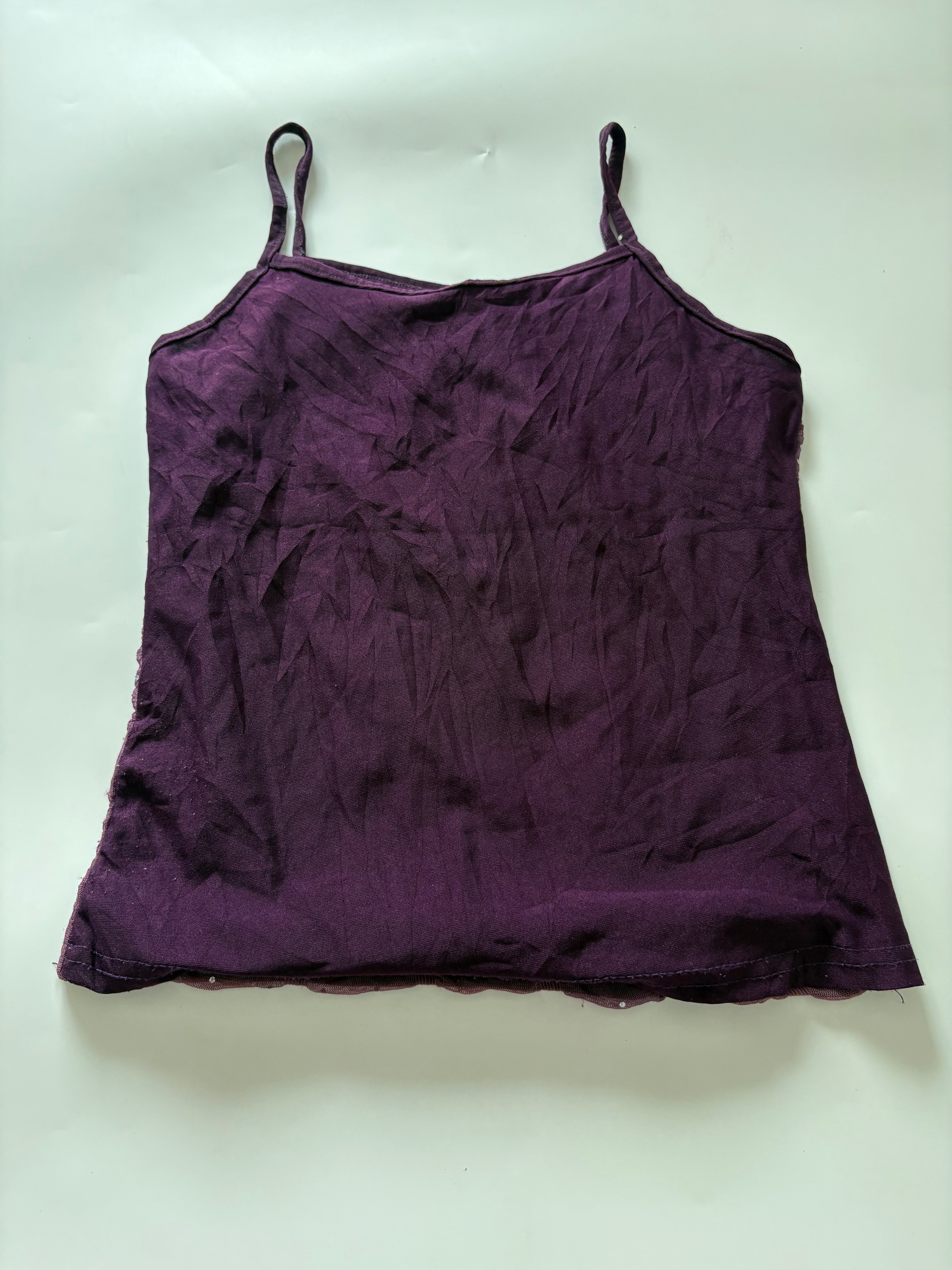 Purple shiny top(30 inch)