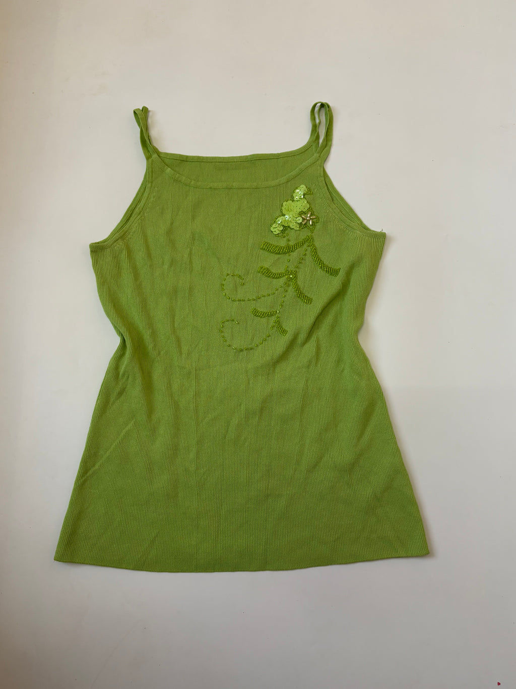 green beaded top (34inch)