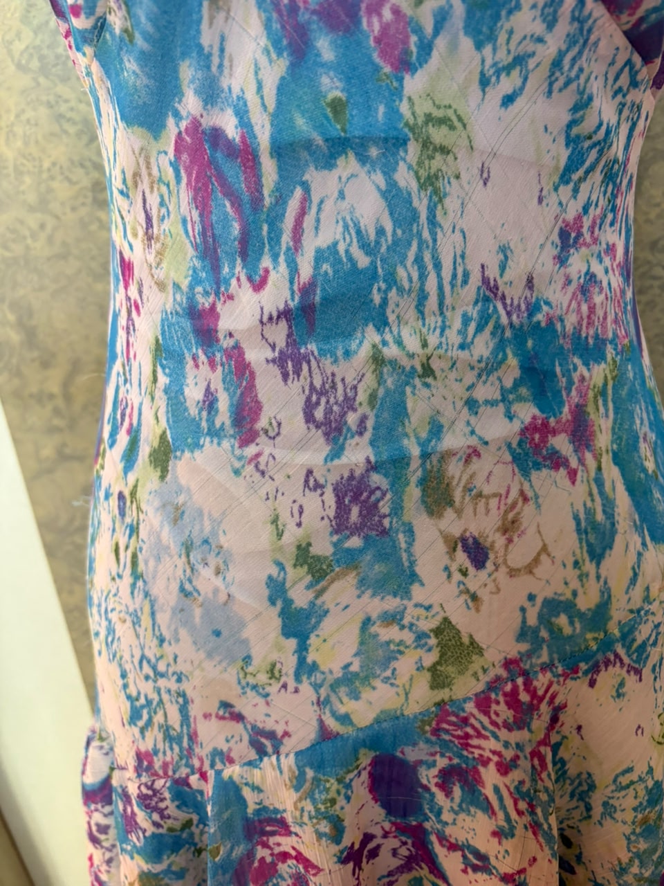 ruffle foral dress(38 inch)