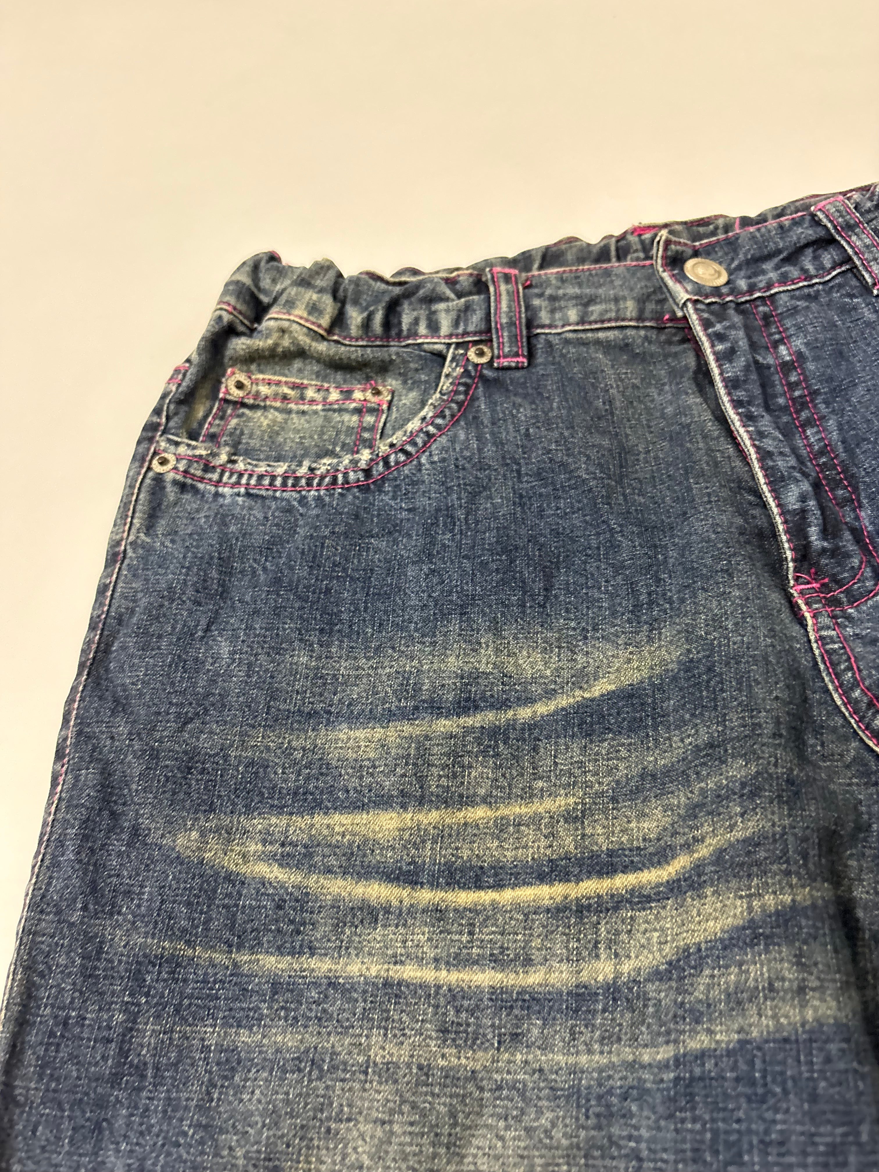 betty boop cowboy low rise flared jeans ( 30inch)