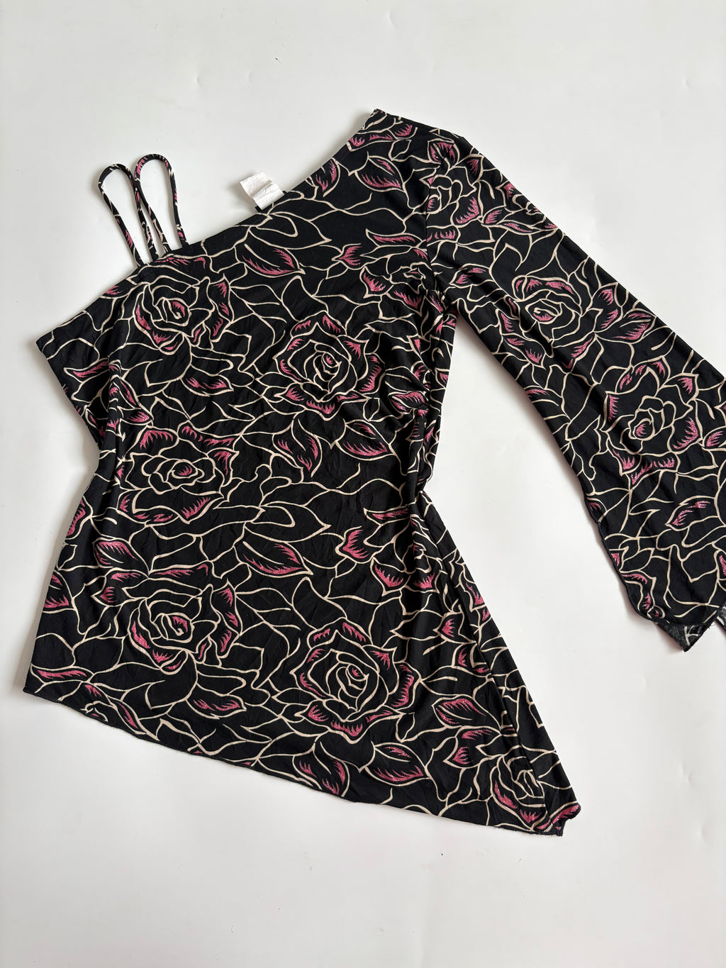 one shoulder asymmetrical top (34-36inch)
