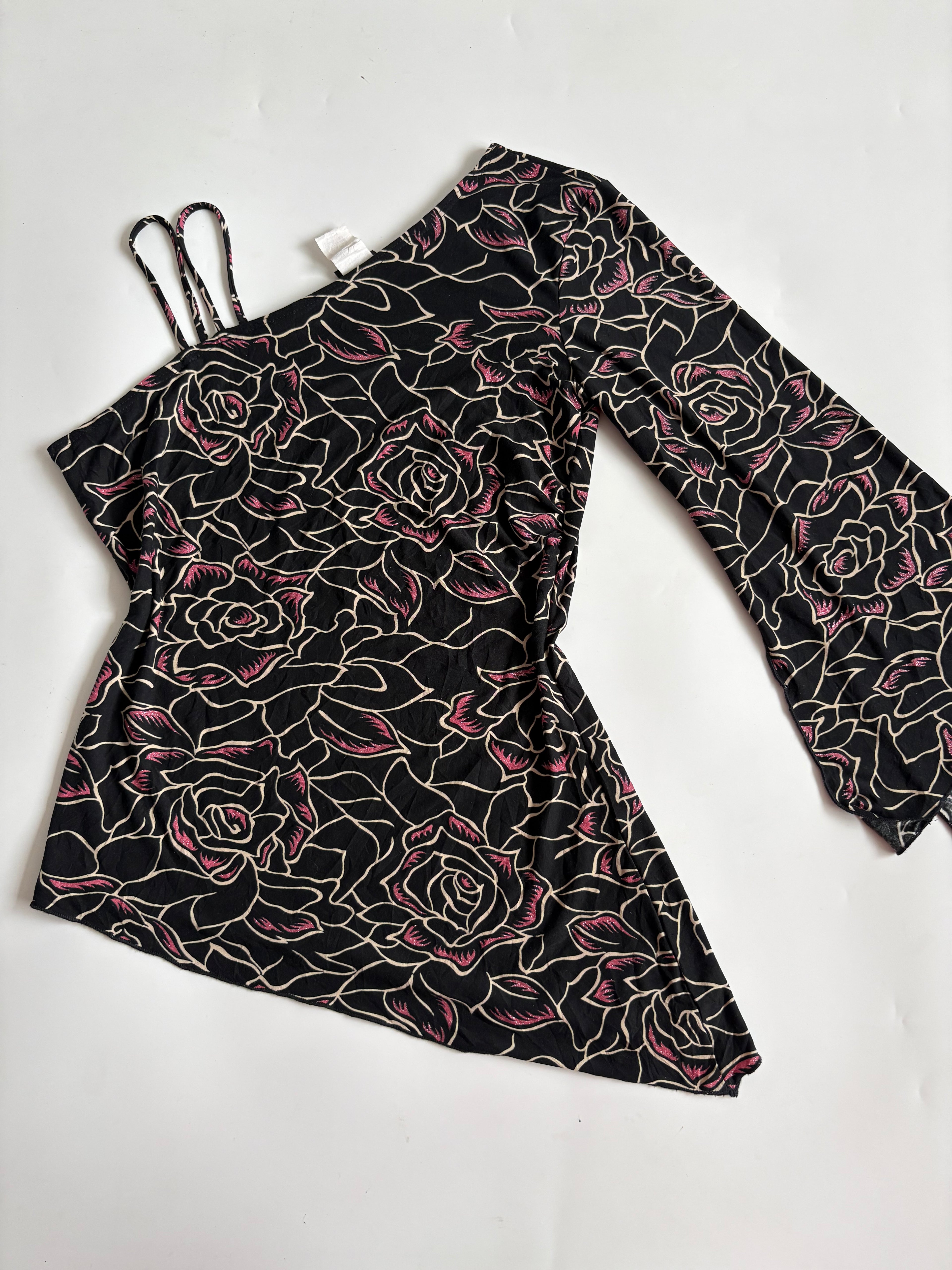 one shoulder asymmetrical top (34-36inch)